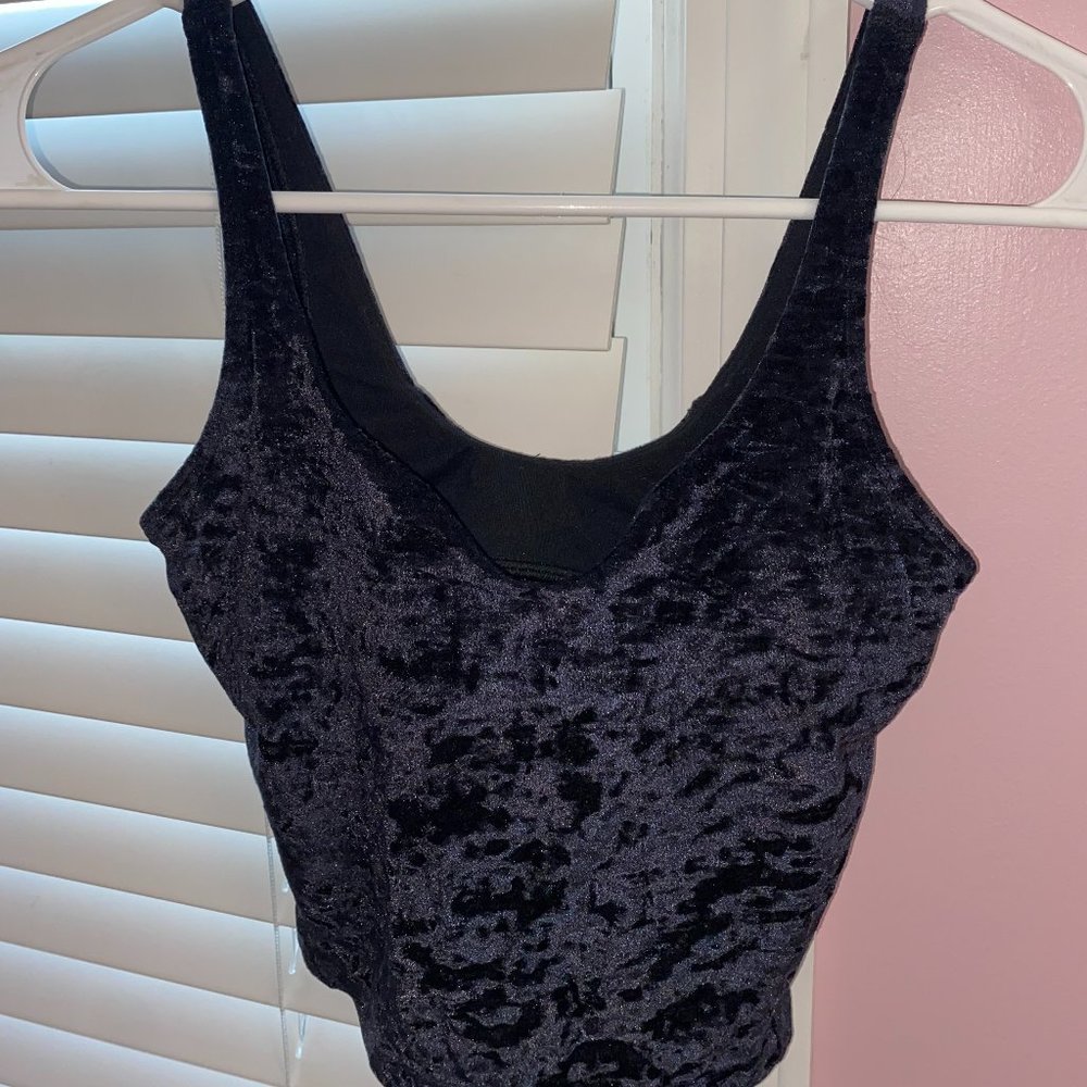 Lululemon Align Velvet Tank Top in Black